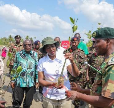 CS DEFENCE LEADS TREE PLANTING INITIATIVE AT DONGO KUNDU