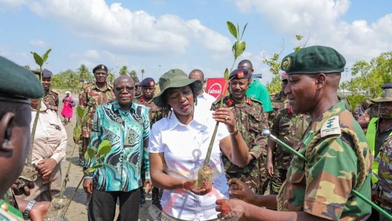 CS DEFENCE LEADS TREE PLANTING INITIATIVE AT DONGO KUNDU