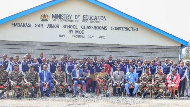 PS EDUCATION LAUNCHES CBC CLASSROOMS AT EMBAKASI GARRISON