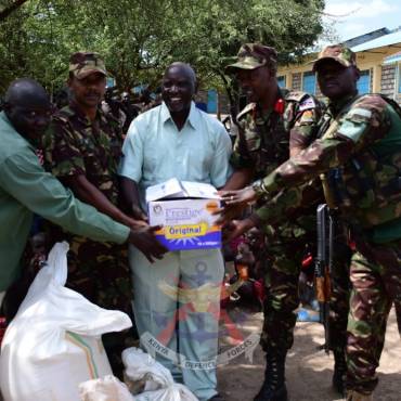 KDF TROOPS FOSTER PEACE IN NORTH RIFT BY ENGAGING YOUTHS