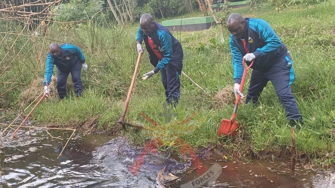 NDC COURSE PARTICIPANTS CLEAN UP NAIROBI RIVER