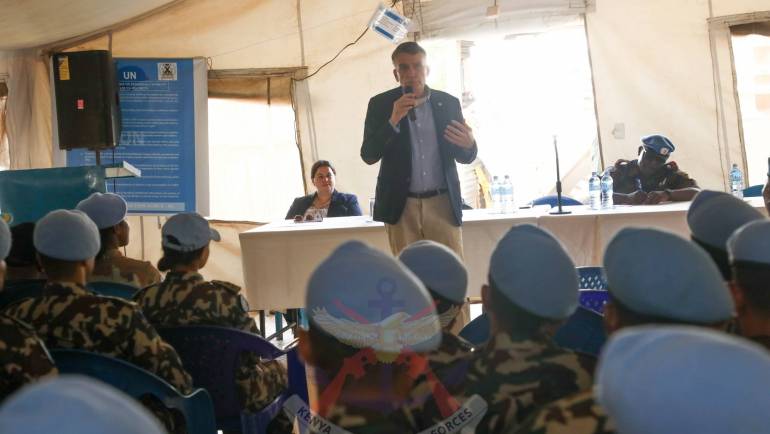 UN ENVOY LAUDS KENYAN TROOPS IN DRC