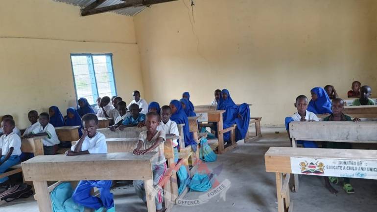 OAB TROOPS ENHANCE EDUCATION IN LAMU AND GARISSA COUNTIES