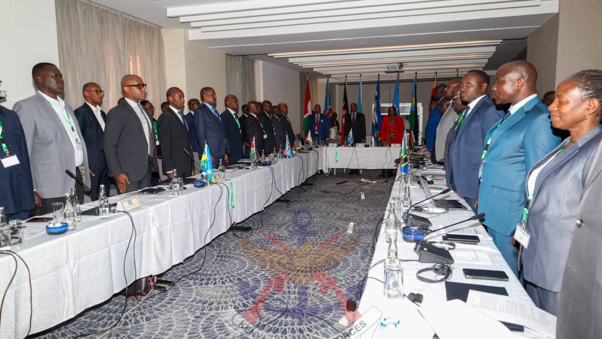 EAC CHIEFS OF DEFENCE FORCES HOLD MEETING ON SECURITY SITUATION IN EASTERN DRC