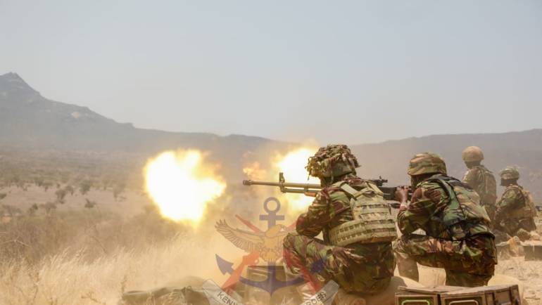 KDF CONDUCTS JOINT AND COMBINED ARMS FIRE-POWER EXERCISE