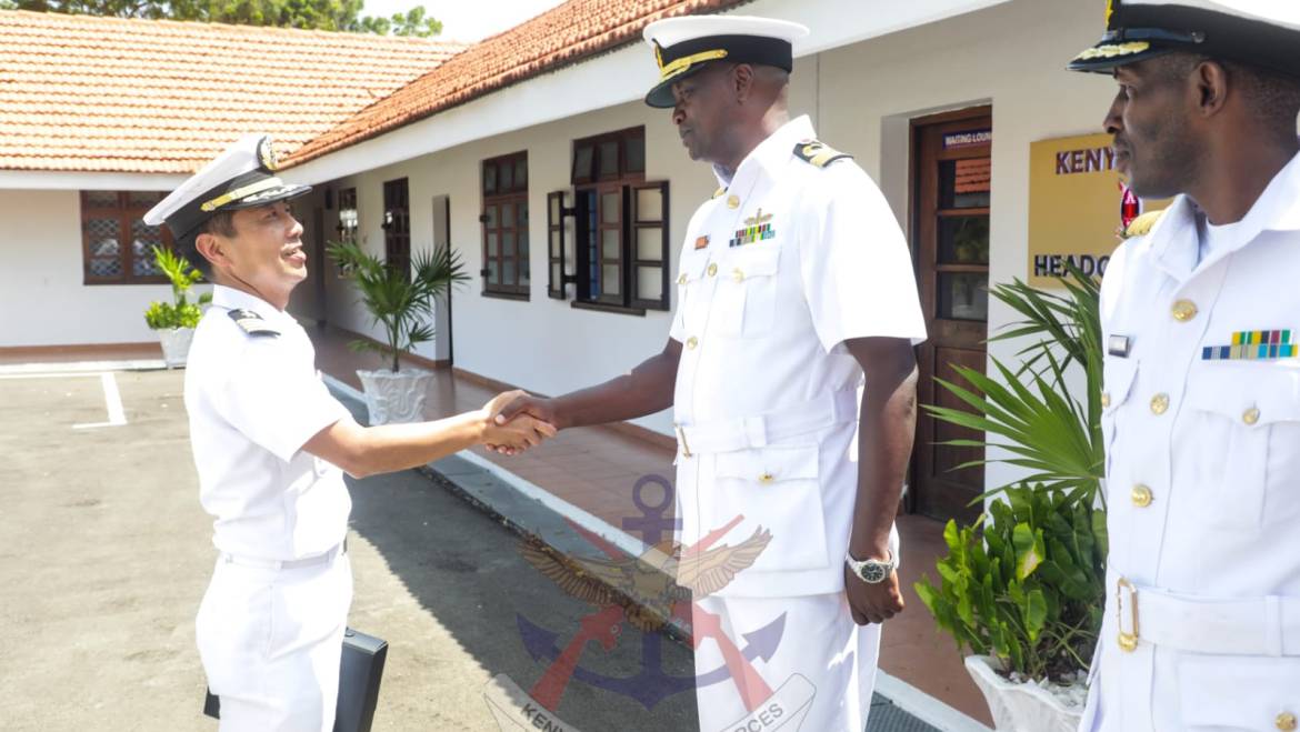 JAPAN MARITIME SELF DEFENCE FORCES VISIT KENYA NAVY