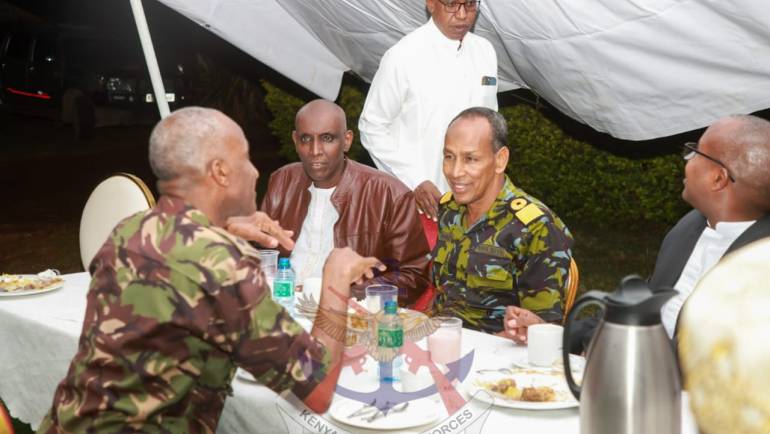 NAIROBI REGION KDF MUSLIMS OBSERVE GRAND IFTAR