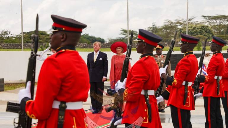 ROYAL COUPLE OF THE NETHERLANDS VISITS KENYA