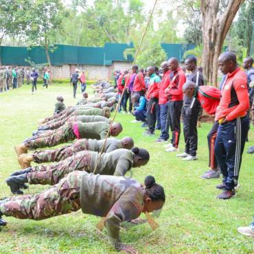 DHQ CAU CONDUCTS DEFENCE FORCES PHYSICAL READINESS TEST