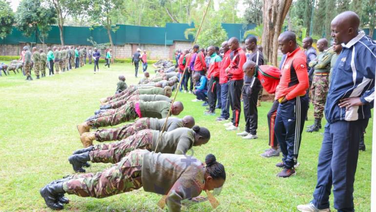 DHQ CAU CONDUCTS DEFENCE FORCES PHYSICAL READINESS TEST