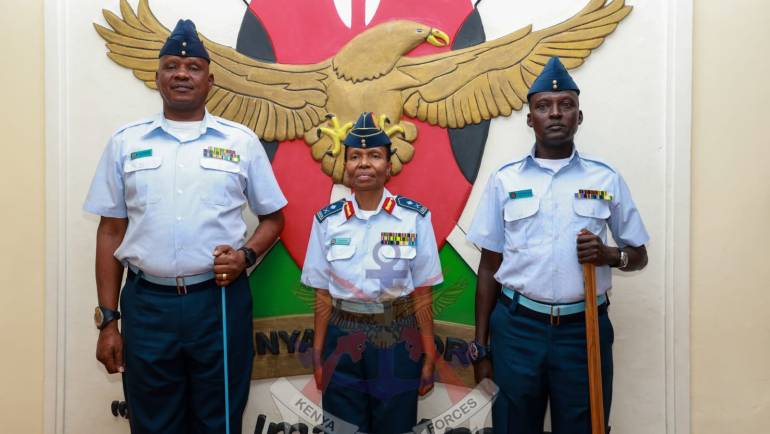 INVESTITURE OF RANKS AS NEW KAFSM TAKES POST