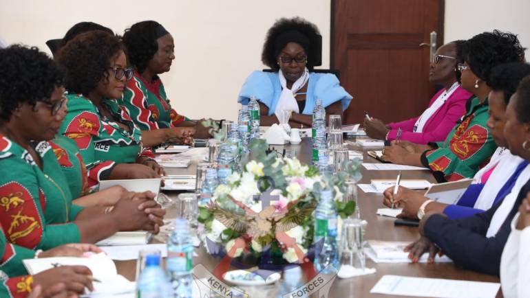 MWAK HOSTS MALAWI DEFENCE FORCES SPOUSES FOR BENCHMARKING VISIT